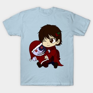 christmas fnaf security breach gregory and moondrop T-Shirt